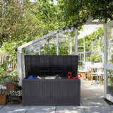 430L Abschließbare Wasserdichte Gartenbox aus Kunststoff