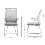 Ergonomischer Bürostuhl mit Netzrücken und Armlehnen