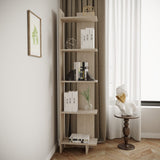 5-stufiges Bücherregal aus Holz