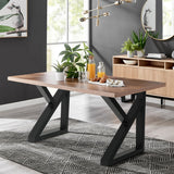 2er-Set K-förmige Tischbeine aus Metall