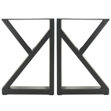 2er-Set K-förmige Tischbeine aus Metall