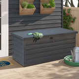 600L Abschließbare Wasserdichte Gartenbox aus Metall