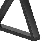 2er-Set Gestapelte-Dreieckige Tischbeine aus Metall