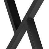 2er-Set Gestapelte-Dreieckige Tischbeine aus Metall