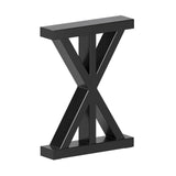 2er-Set Sanduhr-förmige Tischbeine aus Metall